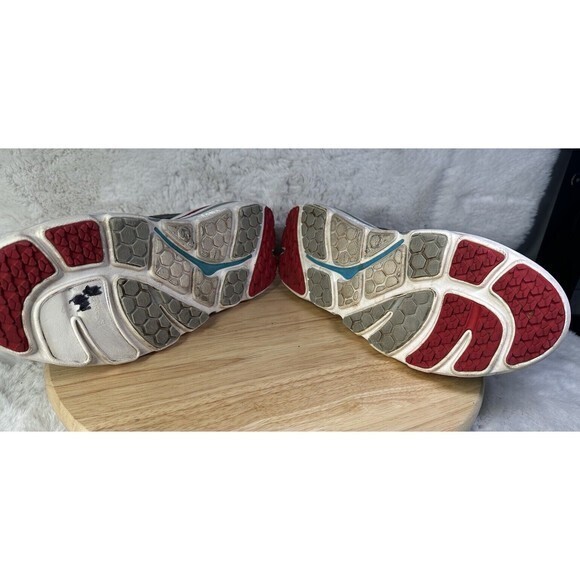 Hoka One One - Bondi B - Running Shoes Gray/Red Men's 9 Women 10 1107349 CTGY - Picture 6 of 7